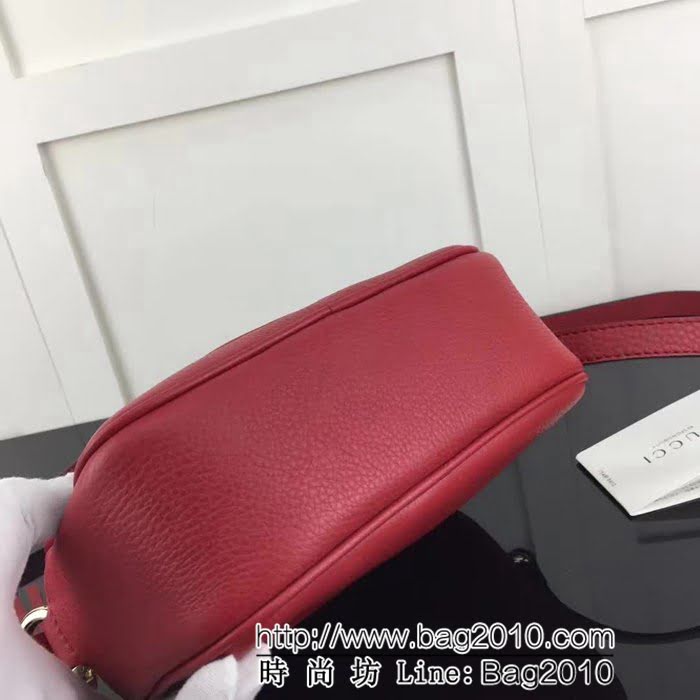 GUCCI古馳頂級原單 專櫃品質 實物實拍 308364大紅單肩斜挎包 HY1002